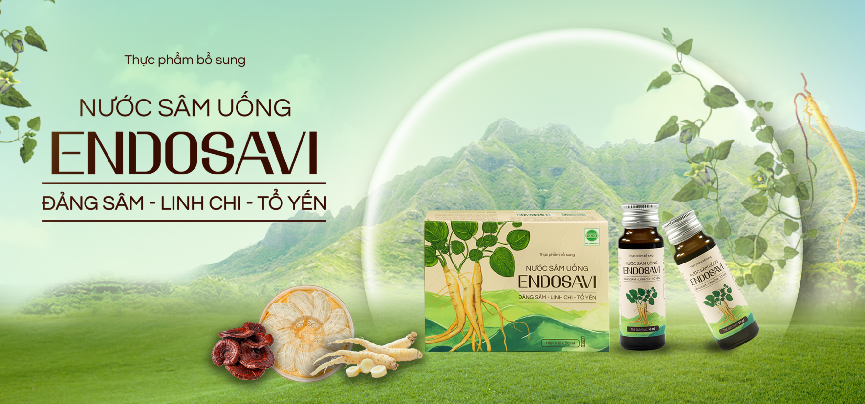 Nước sâm uống Endosavi